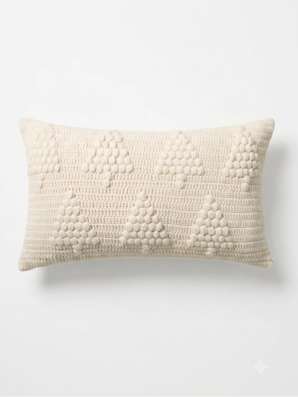 NWT Joon Loloi Marley Ivory Winter Tree Lumbar Pillow Cover 16x26 Accent